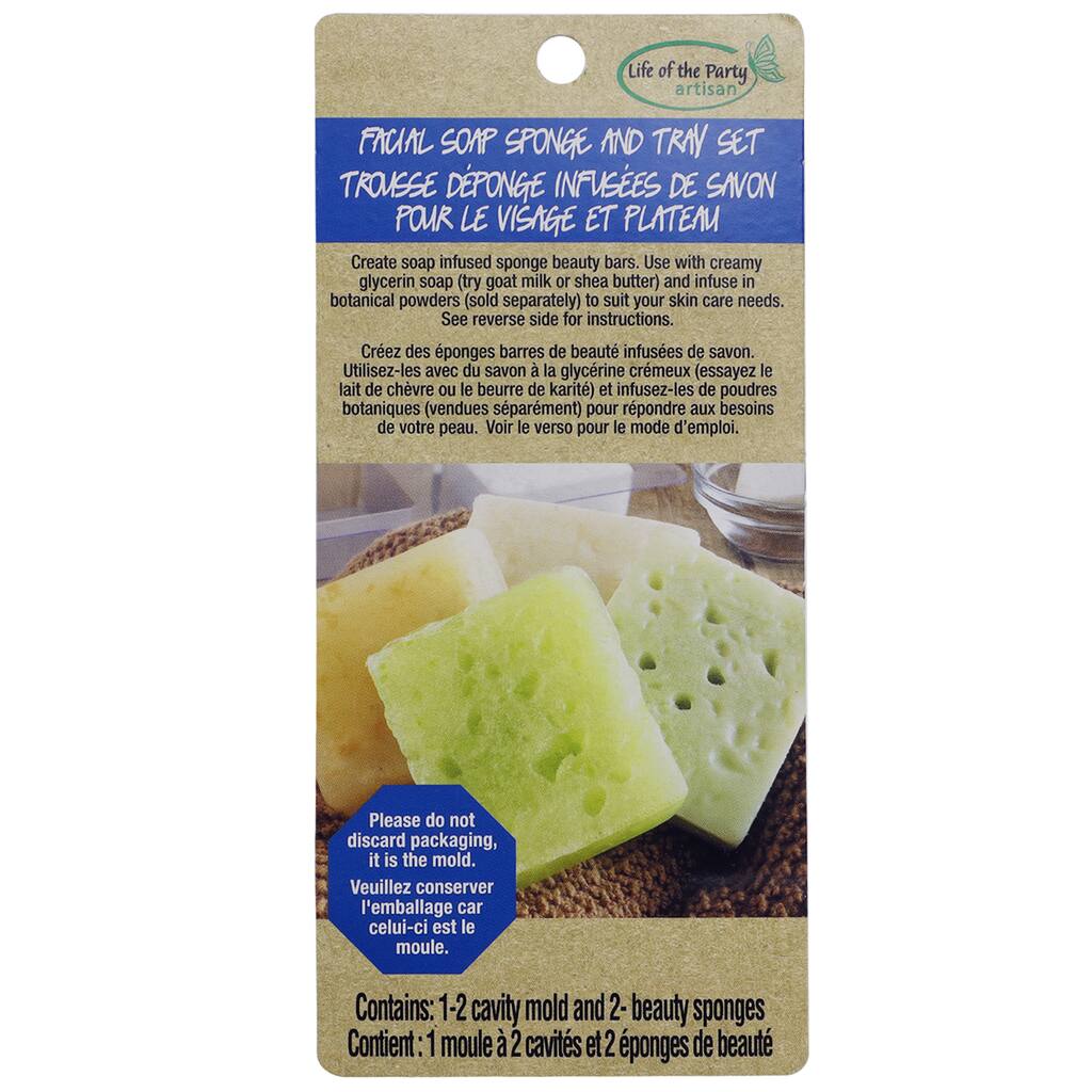 6 Pack Life Of The Party Facial Soap Sponge Tray Set Michaels